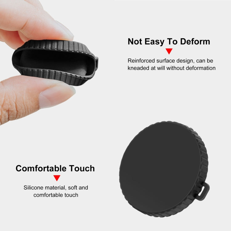 Para DJI Osmo Action 4 PULUZ Tapa de lente de silicona, For DJI Osmo Action 5 Pro / 4 / 3