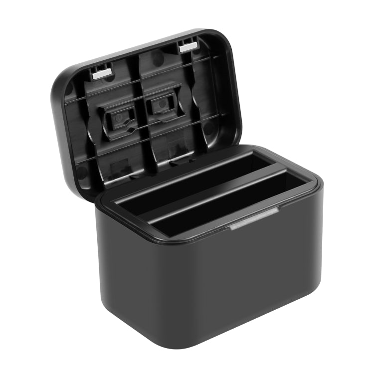 Para Insta360 X4 PULUZ caja de carga de batería y caja de almacenamiento de tarjeta de memoria, Battery Charging Box