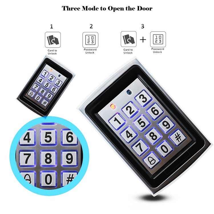 Sistema de control de acceso con teclado independiente (7612), 7612