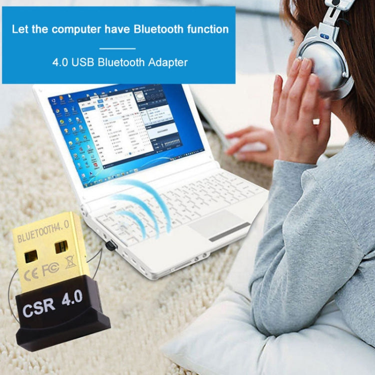 Adaptador USB Micro Bluetooth 4.0 + EDR (V4.0), Distancia de transmisión: 30 m, Micro Bluetooth