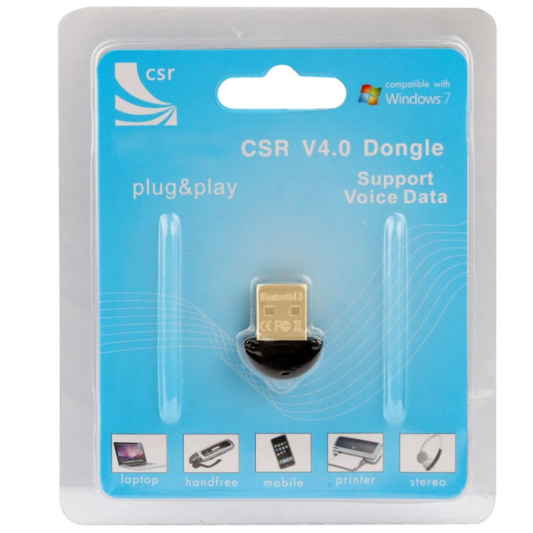 Adaptador USB Micro Bluetooth 4.0 + EDR, compatible con datos de voz (Distancia de transmisión: 30 m), Transmission Distance: 30m