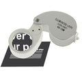 Lupa con iluminación LED de 40X-25MM/lupa para joyería, 40X