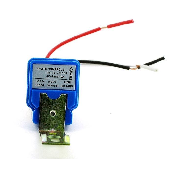 AS-10 10A 220V 50-60Hz Control fotográfico Interruptor de alumbrado público de encendido/apagado automático, AS-10