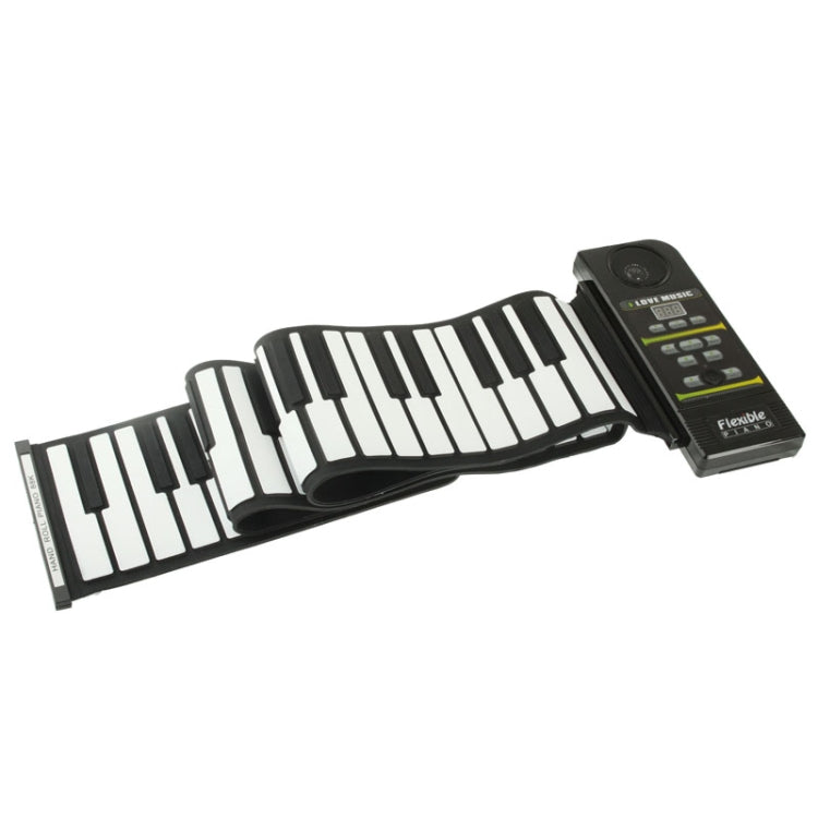 Piano enrollable flexible de silicona MIDI portátil de 88 teclas, teclado: 133 x 14,2 x 0,6 cm, 88 Keys Roll Up Piano
