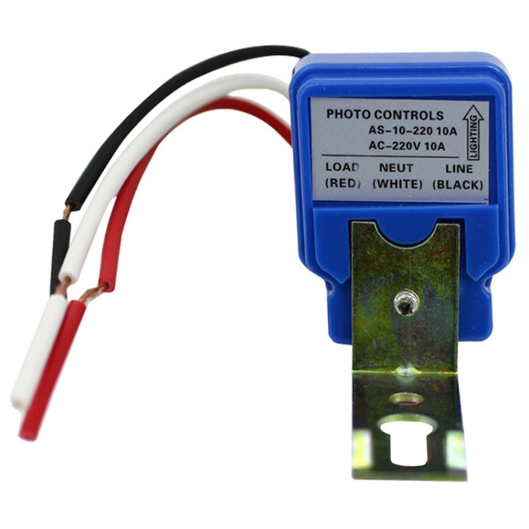AS-10 220V 10A Interruptor de control del sensor de alumbrado público de encendido y apagado automático a prueba de agua