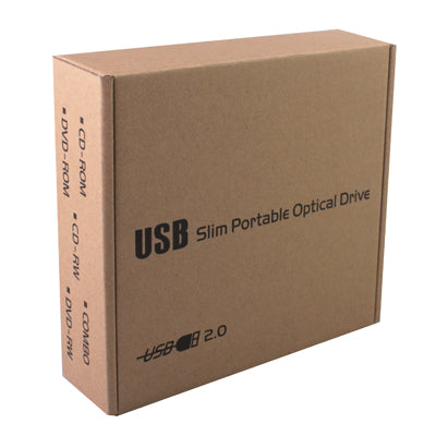 Controlador DVD-RW óptico portátil USB 2.0 con ranura, Plug and Play