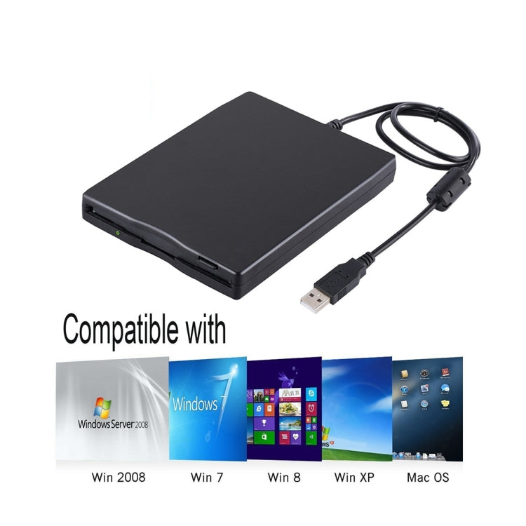 Unidad de disquete externa portátil USB FDD de 3,5 pulgadas y 1,44 MB para ordenador portátil y de escritorio