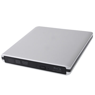 Unidad de Blu-ray regrabable portátil de DVD/CD de aleación de aluminio USB 3,0 para SATA ODD/HDD de 12,7mm, Plug and Play, Blu-ray Drive (Silver), Blu-ray Drive (Red)