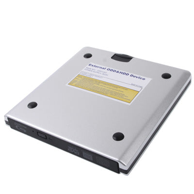 Unidad de Blu-ray regrabable portátil de DVD/CD de aleación de aluminio USB 3,0 para SATA ODD/HDD de 12,7mm, Plug and Play, Blu-ray Drive (Silver), Blu-ray Drive (Red)