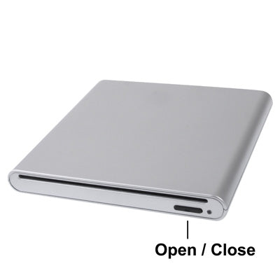 Unidad de DVD-RW externa con ranura portátil, delgada, de aleación de aluminio USB 2.0, Plug and Play, Aluminum Alloy