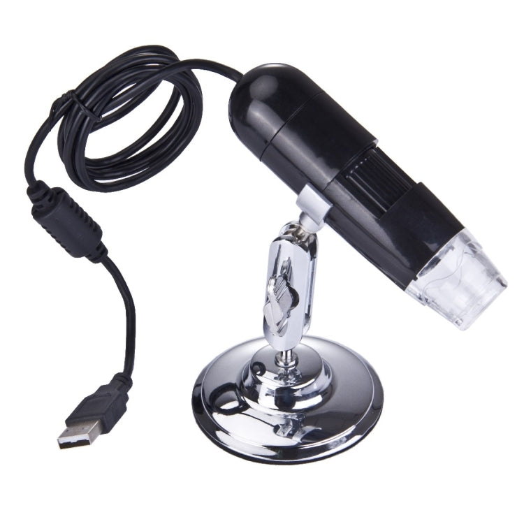 Microscopio digital USB de 1,3 megapíxeles 200x con luz blanca de 8 LED, 200X