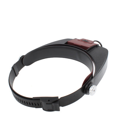 Lupa estilo diadema 1,5X / 3X / 8,5X / 10X con 2 luces LED, MG81007-A(Brown), MG81007-A(Grey)