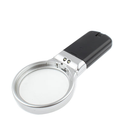 Lupa multifunción de mano y manos libres 3X con 2 luces LED