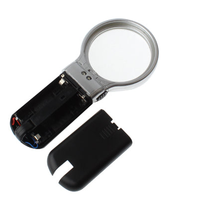 Lupa multifunción de mano y manos libres 3X con 2 luces LED