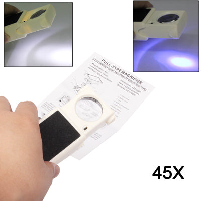 Lupa de joyería tipo tirador 45X