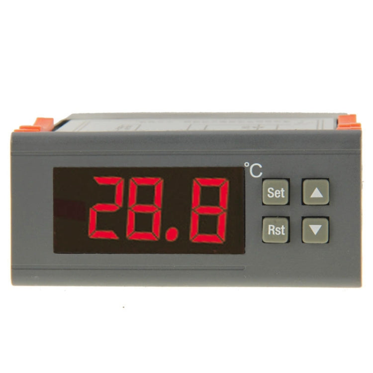 Controlador de temperatura LCD digital RC-110M Regulador de termostato termopar con termómetro de sensor, rango de temperatura: -40 a 110 grados Celsius