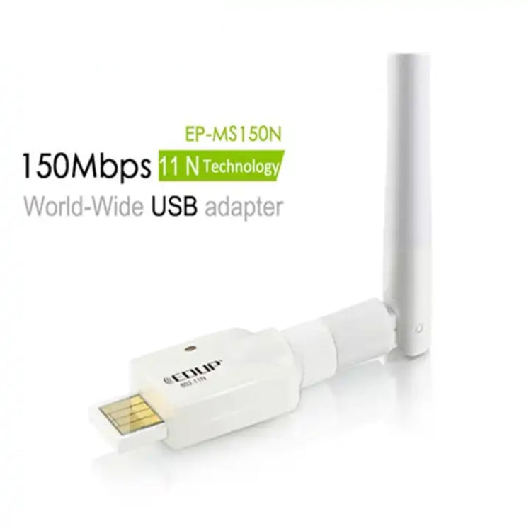 Mini tarjeta adaptadora USB inalámbrica de alta potencia 802.11N 150M, USB Adapter Card