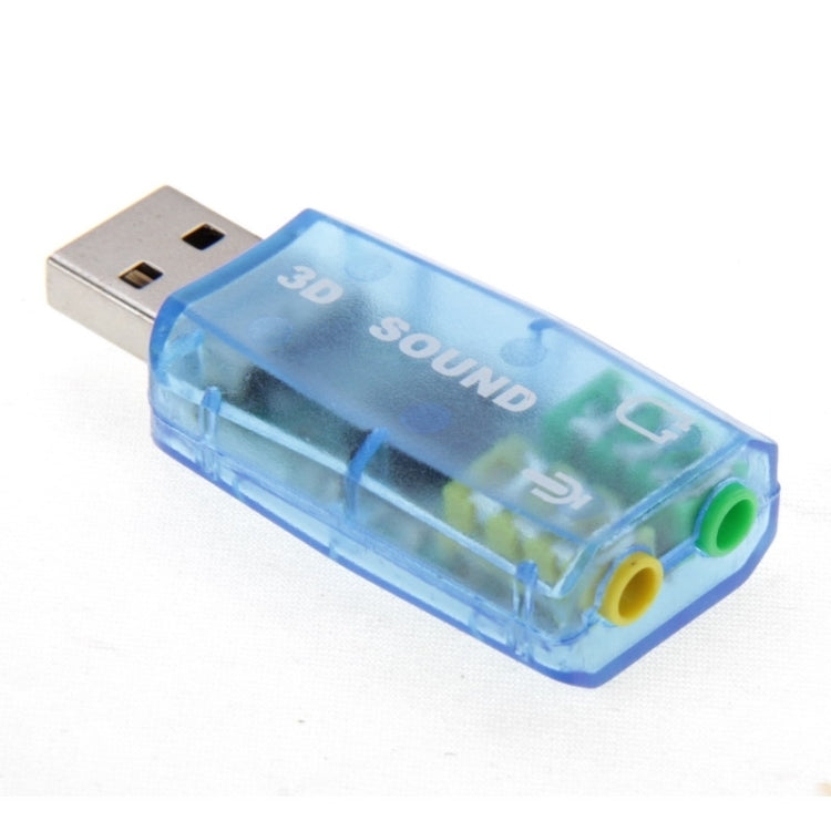 Adaptador de tarjeta de sonido externa USB DSP 5.1 Canal mono (entrega aleatoria de colores)