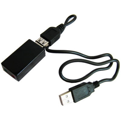 Adaptador de sonido USB de 2.1 canales, Plastic 2.1 Channel Black