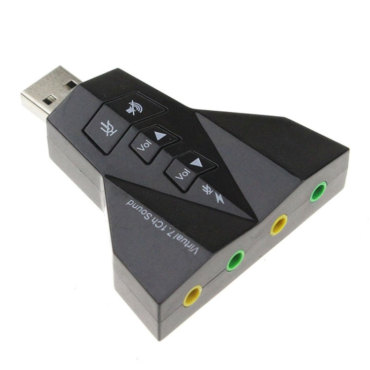 Adaptador de sonido USB de 2.1 canales (micrófono USB doble, auricular USB doble)