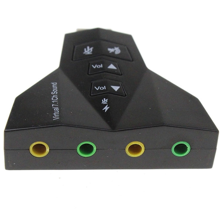 Adaptador de sonido USB de 2.1 canales (micrófono USB doble, auricular USB doble)