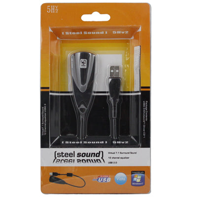 Steelseries 5HV2 USB Adaptador de sonido de 7.1 canales Tarjeta de sonido externa