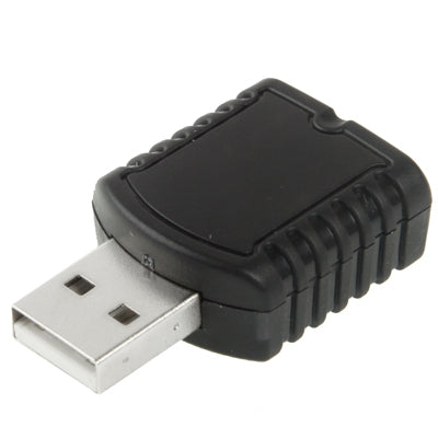 Adaptador de sonido estéreo USB 2.0, no requiere alimentación externa, Plastic 5.1 Channel Black