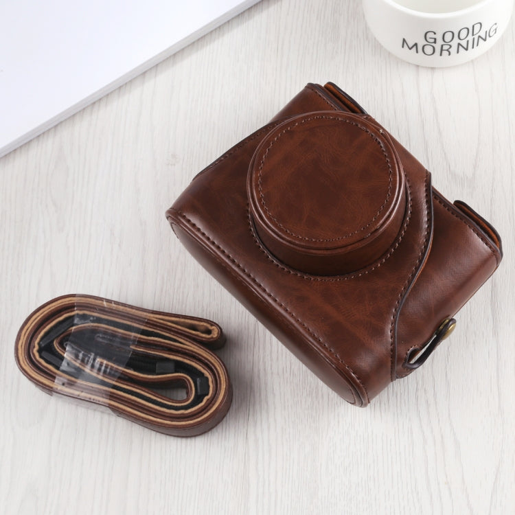 Funda de cuero PU para cámara de cuerpo completo con correa para FUJIFILM X10 / X20, For FUJI X10