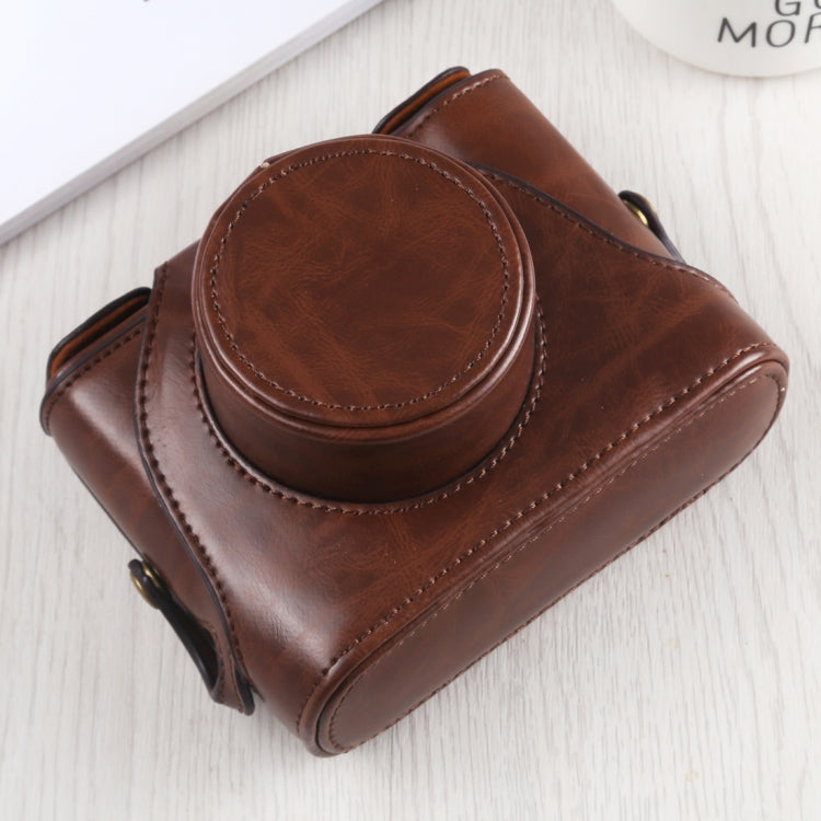 Funda de cuero PU para cámara de cuerpo completo con correa para FUJIFILM X10 / X20, For FUJI X10