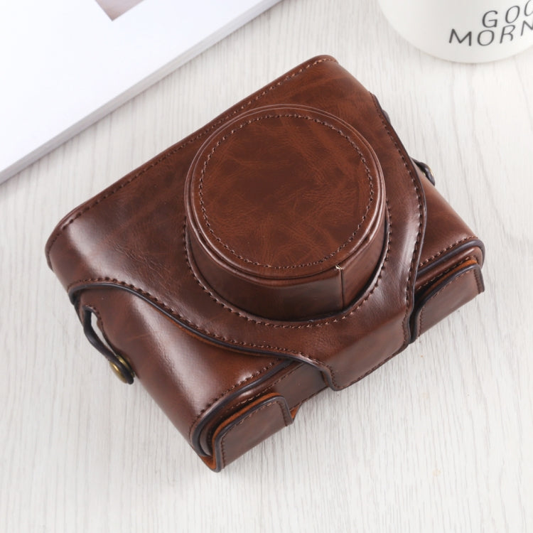 Funda de cuero PU para cámara de cuerpo completo con correa para FUJIFILM X10 / X20, For FUJI X10
