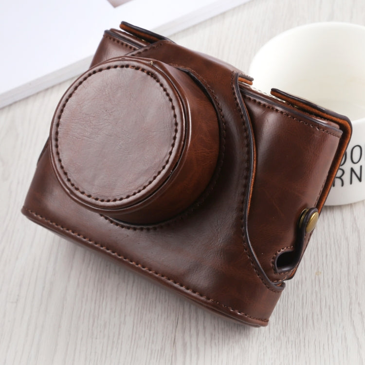 Funda de cuero PU para cámara de cuerpo completo con correa para FUJIFILM X10 / X20, For FUJI X10