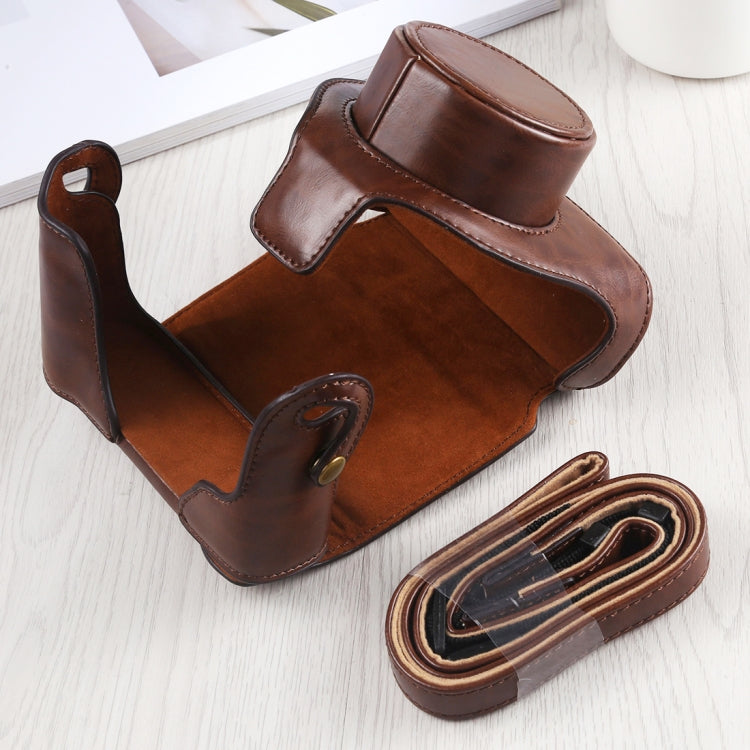 Funda de cuero PU para cámara de cuerpo completo con correa para FUJIFILM X10 / X20, For FUJI X10