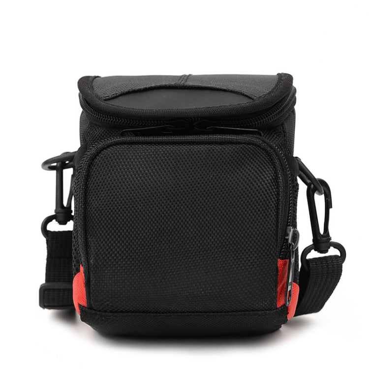 Mini bolso universal de tela para cámara digital con correa, tamaño: 115 x 105 x 155 mm, 11 x 10 x 15cm(Black)