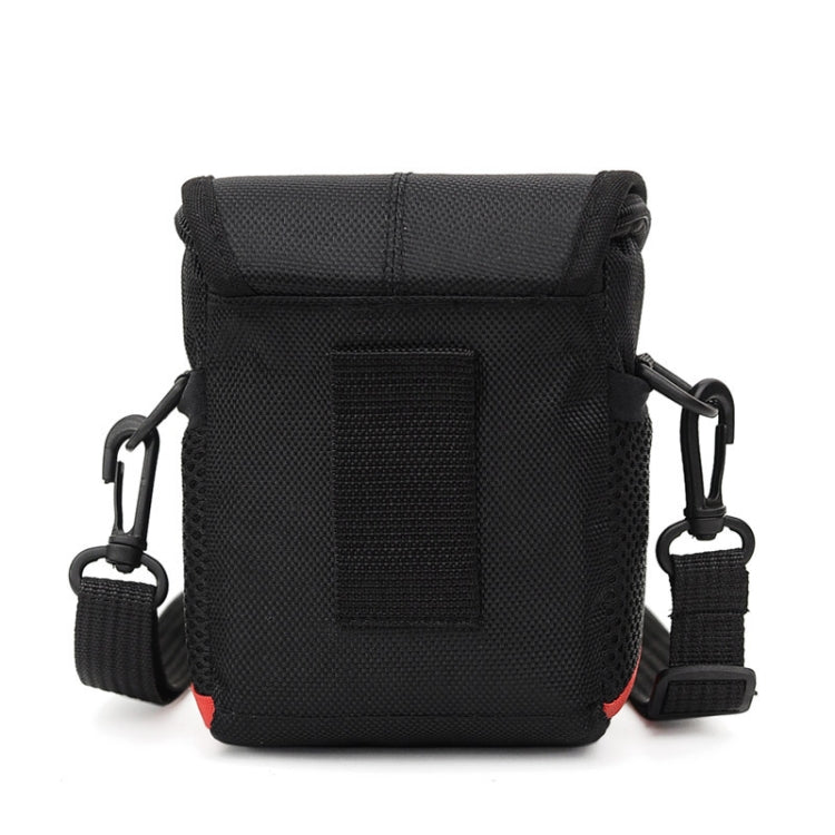Mini bolso universal de tela para cámara digital con correa, tamaño: 115 x 105 x 155 mm, 11 x 10 x 15cm(Black)