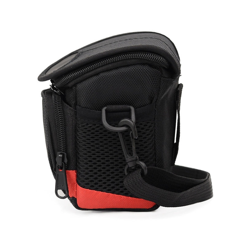 Mini bolso universal de tela para cámara digital con correa, tamaño: 115 x 105 x 155 mm, 11 x 10 x 15cm(Black)