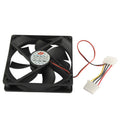 Ventilador de refrigeración de 4 pines de 120 mm con conectores duales, 120mm 4-pin