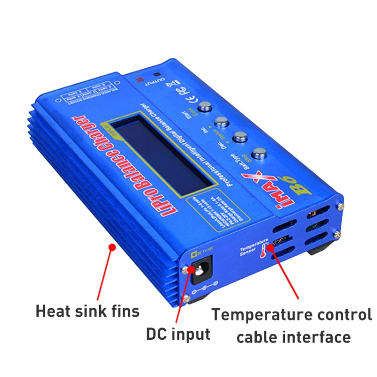 Cargador de equilibrio de batería iMax B6 Digital LCD RC Lipo NiMh, J502