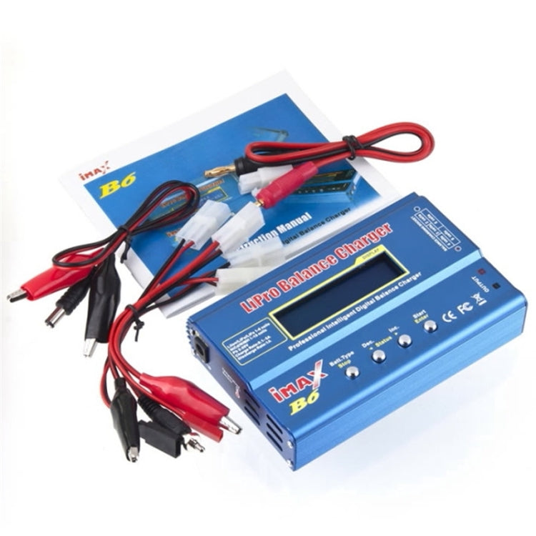 Cargador de equilibrio de batería iMax B6 Digital LCD RC Lipo NiMh, J502