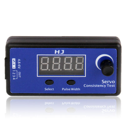 Probador de servo digital HJ / Probador de consistencia ESC para helicóptero R/C, HJ Digital Servo Tester