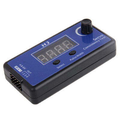 Probador de servo digital HJ / Probador de consistencia ESC para helicóptero R/C, HJ Digital Servo Tester