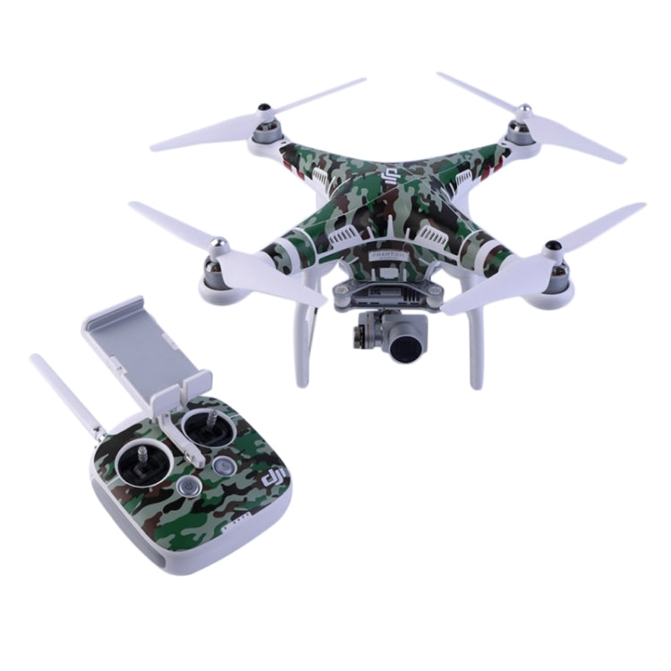 Etiqueta engomada de la piel de la etiqueta del PVC de la resistencia al agua para DJI Phantom 3 Quadcopter y control remoto