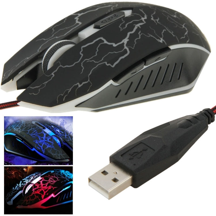 Ratón óptico mágico para juegos con cable USB 6D para ordenador, PC y portátil, USB 6D