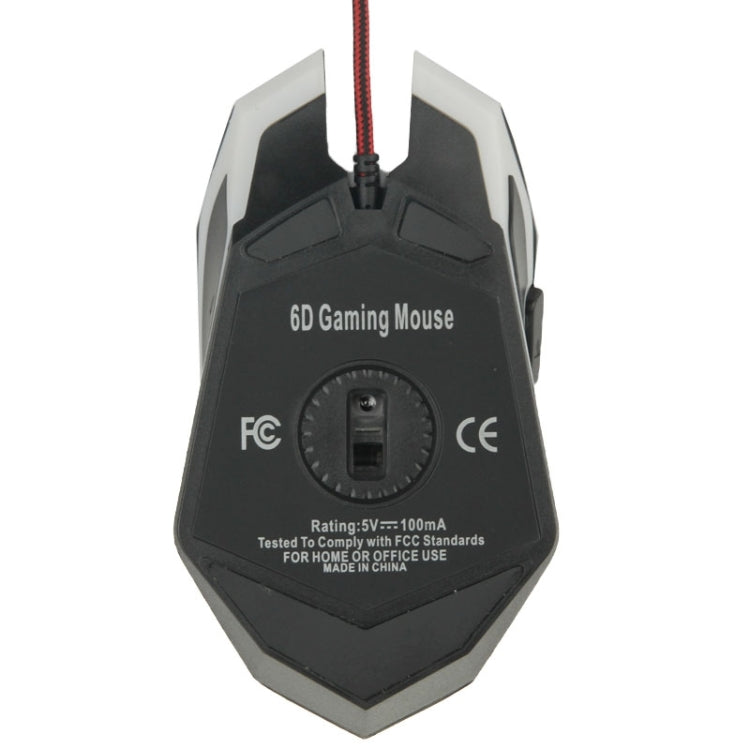 Ratón óptico mágico para juegos con cable USB 6D para ordenador, PC y portátil, USB 6D