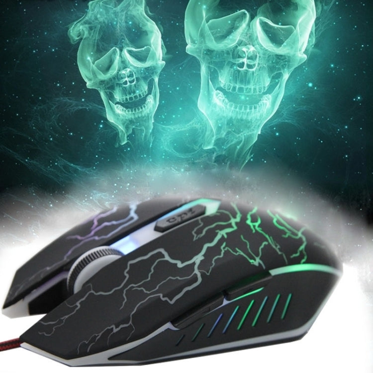 Ratón óptico mágico para juegos con cable USB 6D para ordenador, PC y portátil, USB 6D