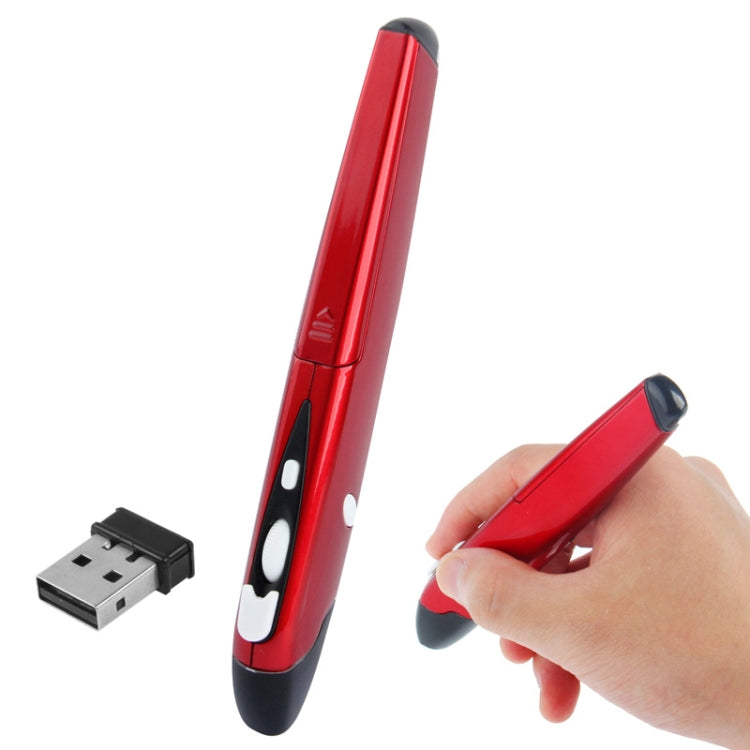 Ratón tipo lápiz inalámbrico de 2,4 GHz con mini receptor USB, distancia de transmisión: 10 m (EL-P01), EL-P01