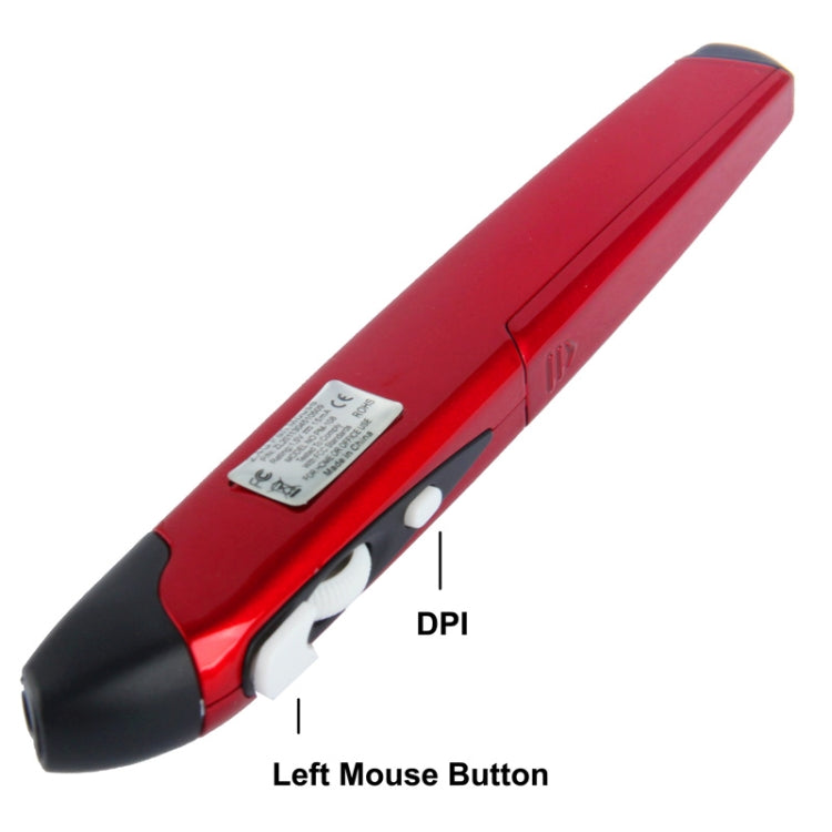Ratón tipo lápiz inalámbrico de 2,4 GHz con mini receptor USB, distancia de transmisión: 10 m (EL-P01), EL-P01