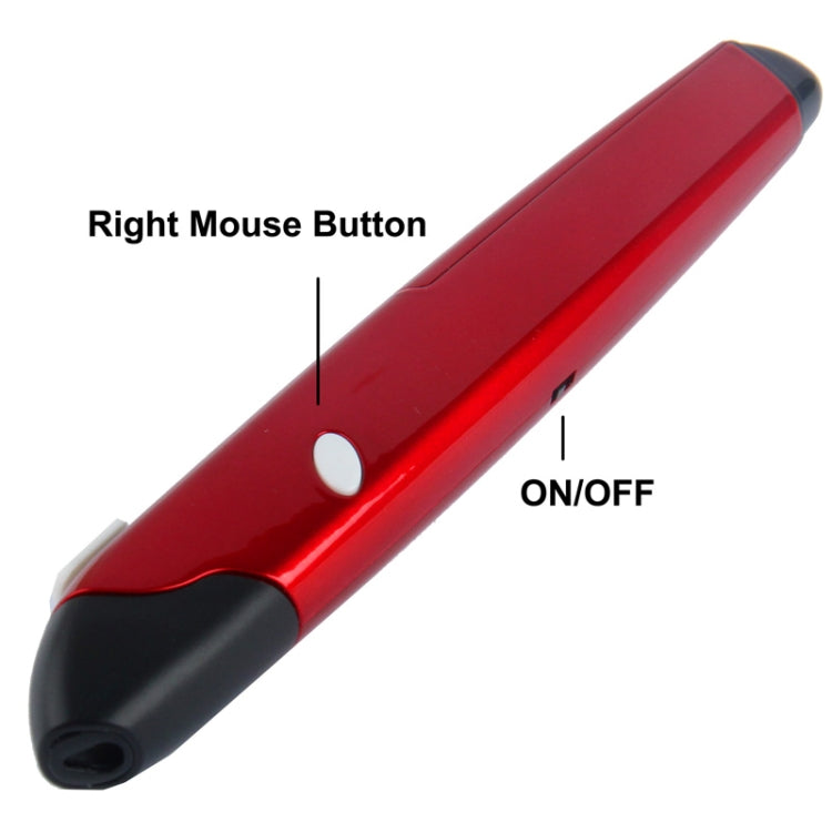 Ratón tipo lápiz inalámbrico de 2,4 GHz con mini receptor USB, distancia de transmisión: 10 m (EL-P01), EL-P01