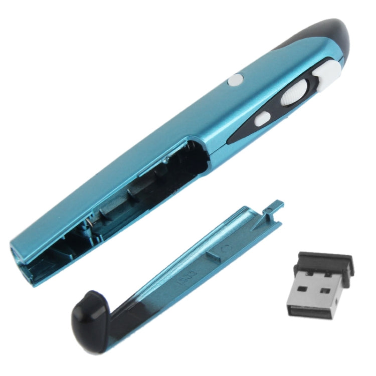 Ratón inalámbrico de 2,4 GHz, 500/1000 ppp, con mini receptor USB, distancia de transmisión: 10 m, 500 / 1000DPI  Blue, 500 / 1000DPI  Grey