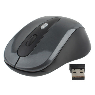 Ratón óptico inalámbrico de 2,4 GHz con receptor USB, Plug and Play, distancia de trabajo de hasta 10 metros