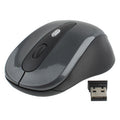 Ratón óptico inalámbrico de 2,4 GHz con receptor USB, Plug and Play, distancia de trabajo de hasta 10 metros